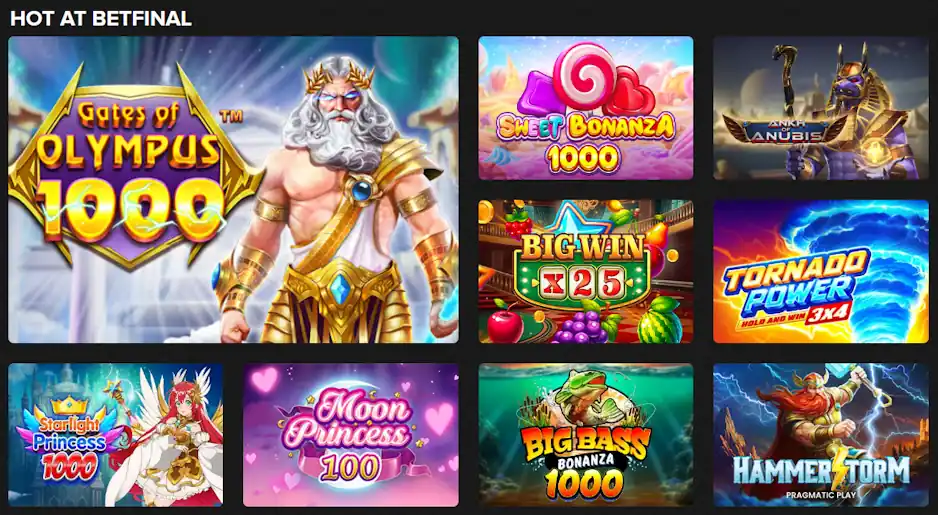 Betfinal Hot Slots – from classics to newest