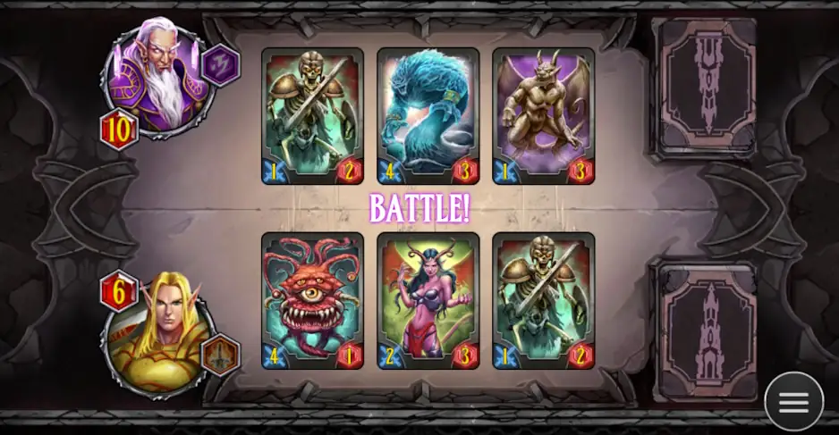Bonus game against the Wizard Bonus game against the Wizard