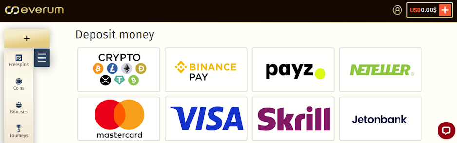 Online casino options to deposit Online casino options to deposit
