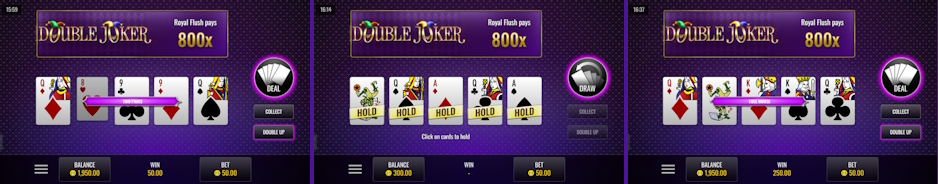 Videopoker Double Joker Poker Videopoker Double Joker Poker