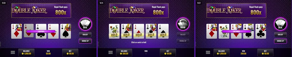 Videopoker Double Joker Poker Videopoker Double Joker Poker