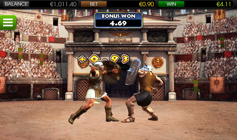 Gladiator bonus game Gladiator bonus game
