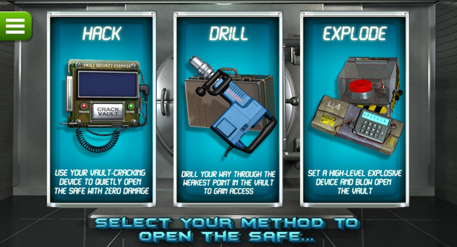 Heist bonus game
