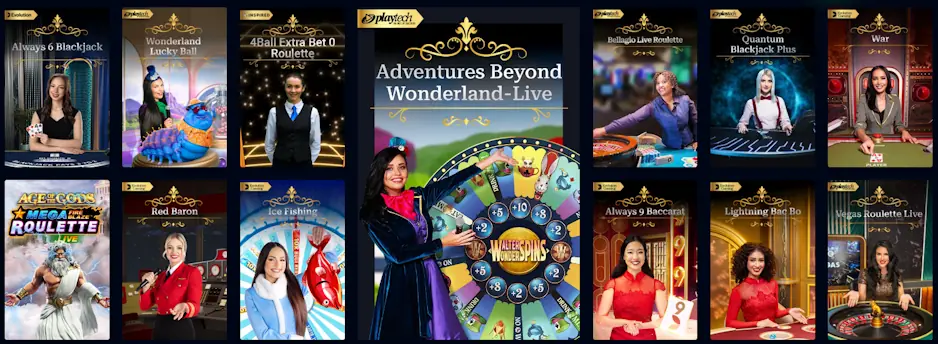 Live Casino SlotSite with real dealers