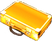golden suitcase