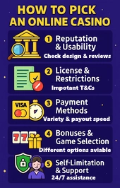 How to pick an Online Casino