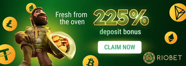 225% deposit bonus at Riobet casino
