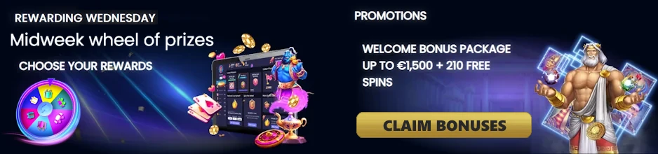 SlotSite.com welcome bonus package - up to €1,500 + 210 free spins